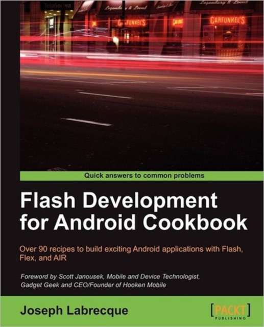 Flash Development for Android Cookbook, Electronic book text Book