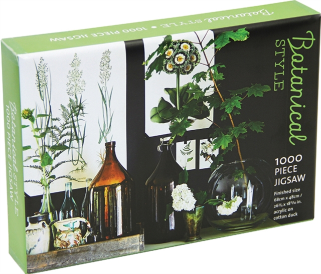 Botanical Style Jigsaw Puzzle, Mixed media product Book