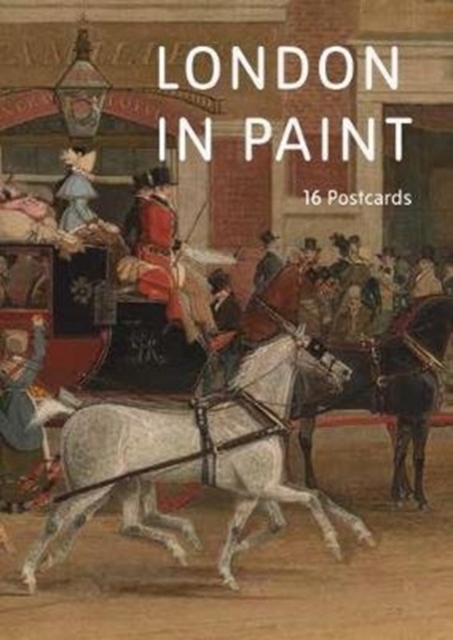 London in Paint: A Book of Postcard, Hardback Book