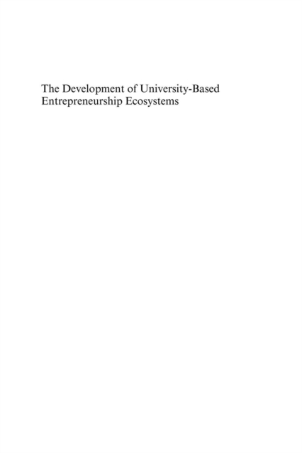 Development of University-Based Entrepreneurship Ecosystems : Global Practices, PDF eBook