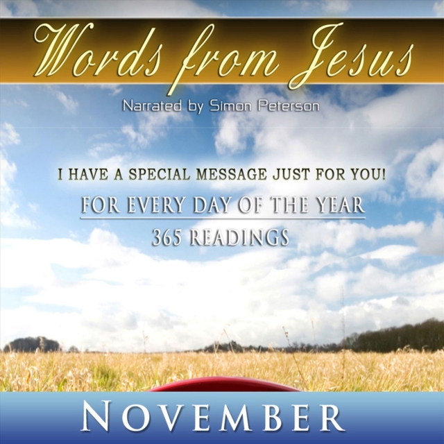 Words from Jesus : November, eAudiobook MP3 eaudioBook