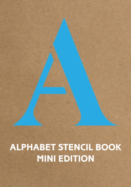 Alphabet Stencil Book mini edition (blue), Other printed item Book