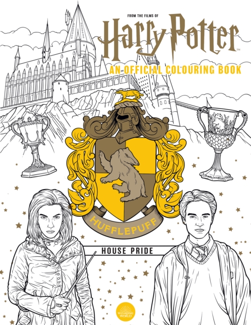 Harry Potter: Hufflepuff House Pride : The Official Colouring Book, Paperback / softback Book