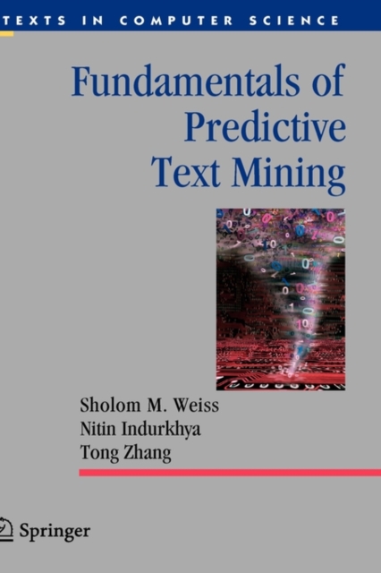Fundamentals of Predictive Text Mining, Hardback Book