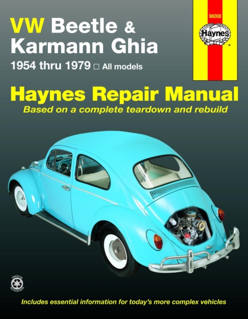 Volkswagen VW Beetle & Karmann Ghia (1954-1979) Haynes Repair Manual (USA), Paperback / softback Book