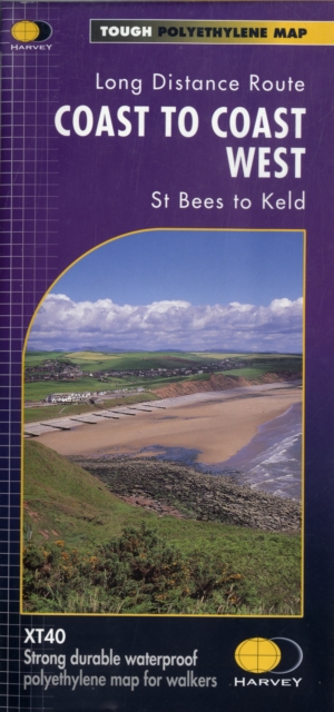 Coast to Coast West XT40 : St Bees to Keld Pt. 1, 2, Sheet map, folded Book