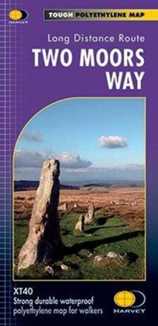 Two Moors Way XT40 : Route Map, Paperback / softback Book