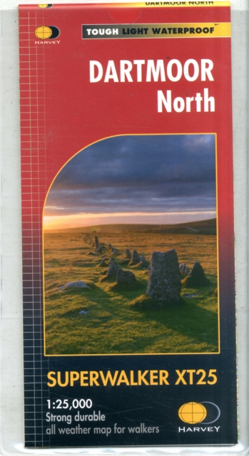 Dartmoor North Xt25, Sheet map, folded Book