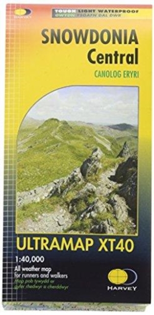 Snowdonia Central, Sheet map, folded Book