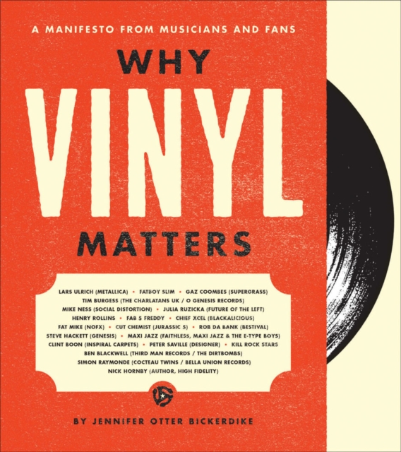 Why Vinyl Matters : A Manifesto from Musicians and Fans, Hardback Book
