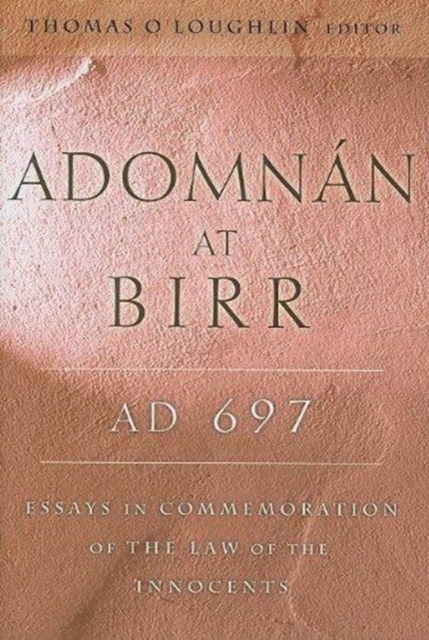 The Law of Adomnan, Hardback Book