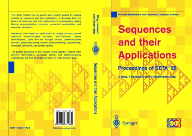 Sequences and their Applications : Proceedings of SETA '98, Paperback / softback Book