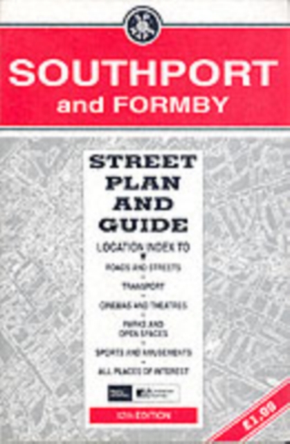 Southport and Formby Street Plan & Guide, Sheet map, folded Book