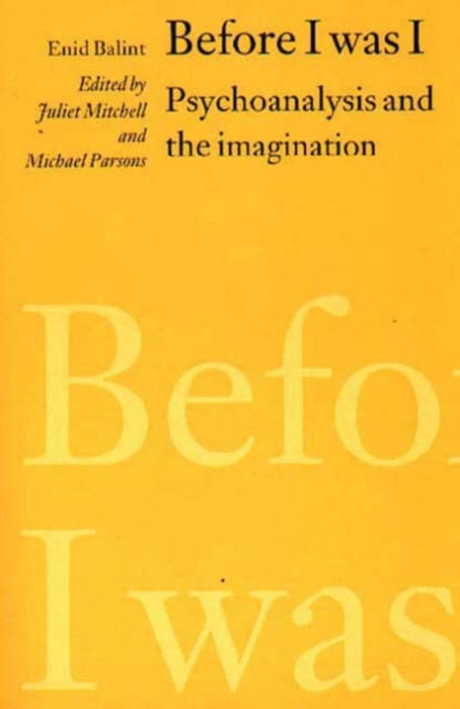 Before I was I : Psychoanalysis and the Imagination, Paperback / softback Book