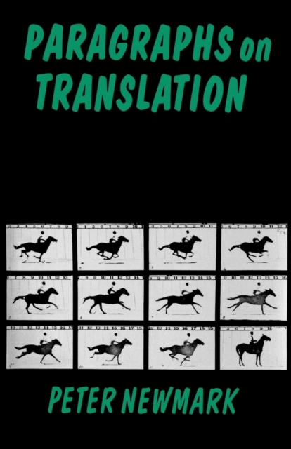 Paragraphs on Translation, Paperback / softback Book