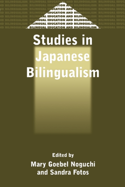 Studies in Japanese Bilingualism, Paperback / softback Book
