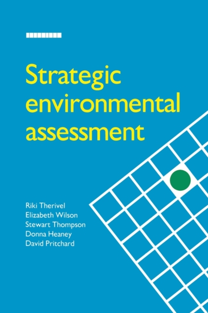 Strategic Environmental Assessment, Paperback / softback Book