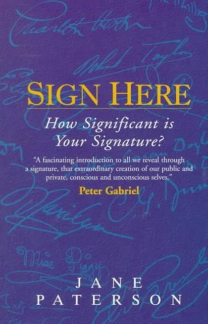 Sign Here, Paperback / softback Book