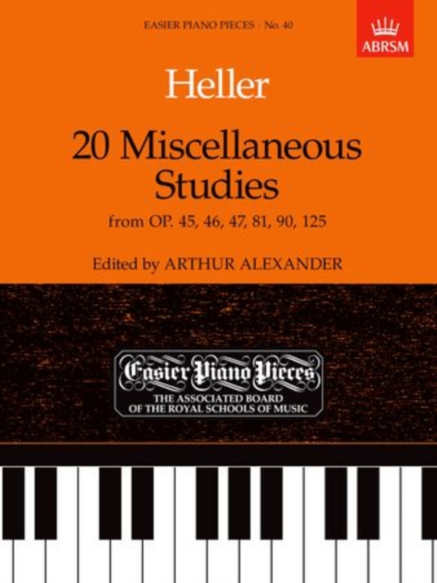 20 Miscellaneous Studies from Op.45, 46, 47, 81, 90 & 125 : Easier Piano Pieces 40, Sheet music Book