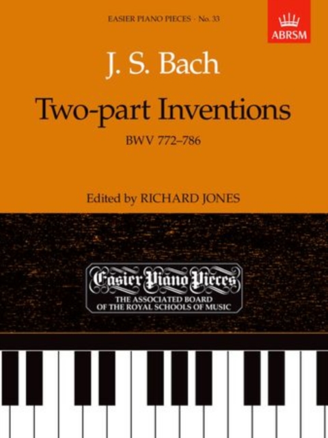 Two-part Inventions, BWV 772-786 : Easier Piano Pieces 33, Sheet music Book