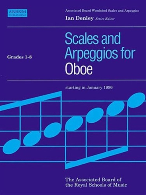 Scales and Arpeggios for Oboe, Grades 1-8, Sheet music Book
