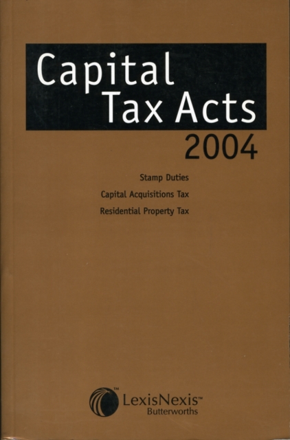 Capital Tax Acts, Paperback Book
