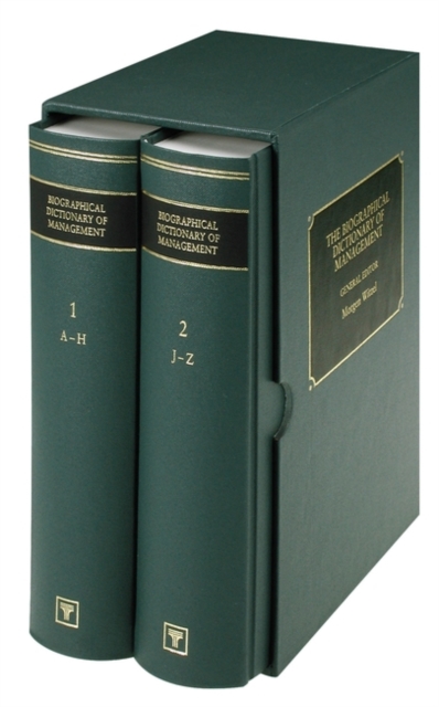 Biographical Dictionary of Management, Hardback Book
