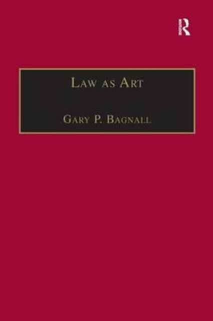Law as Art, Hardback Book