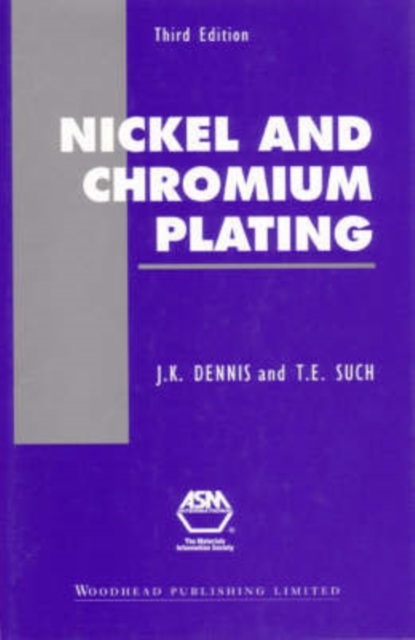Nickel and Chromium Plating, Hardback Book