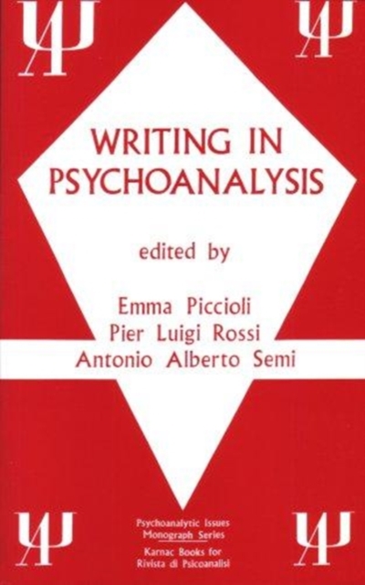 Writing in Psychoanalysis, Paperback / softback Book