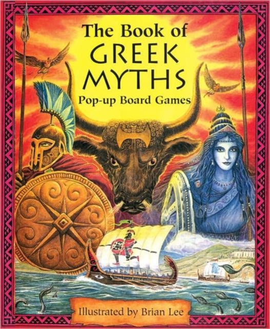 The Book of Greek Myths Pop-up Board Games, Hardback Book