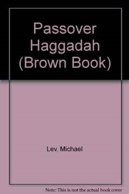 Passover Haggadah (Brown Book), Hardback Book