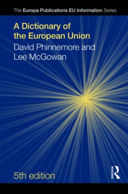 A Dictionary of the European Union, Hardback Book
