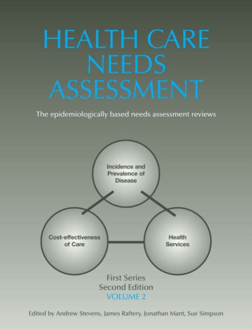 Health Care Needs Assessment, First Series, Volume 2, Second Edition, Paperback / softback Book