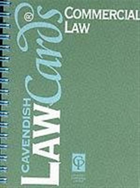Cavendish: Commercial Lawcards, Paperback Book