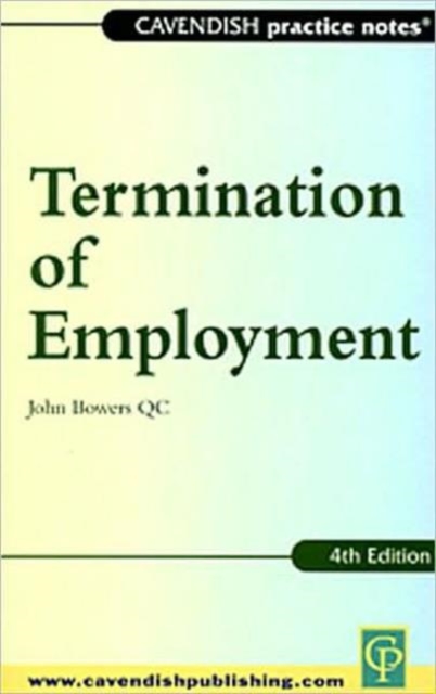 Practice Notes on Termination of Employment Law, Paperback / softback Book