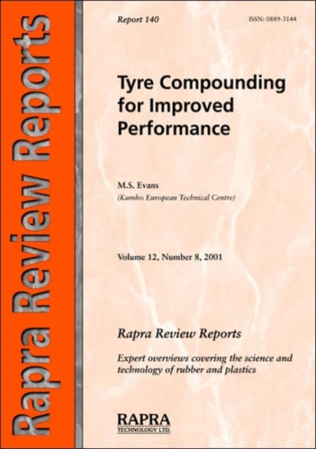 Tyre Compounding for Improved Performance, Paperback Book