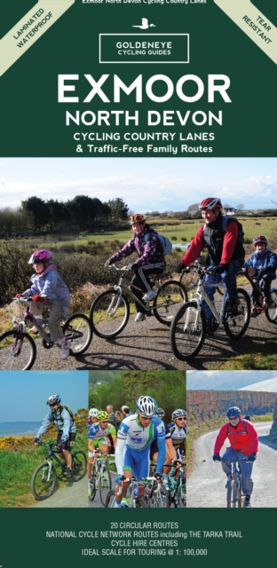 Exmoor North Devon: Cycling Country Lanes & Traffic-Free Family Routes, Sheet map, folded Book