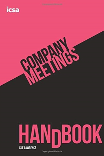 Company Meetings Handbook, Paperback / softback Book