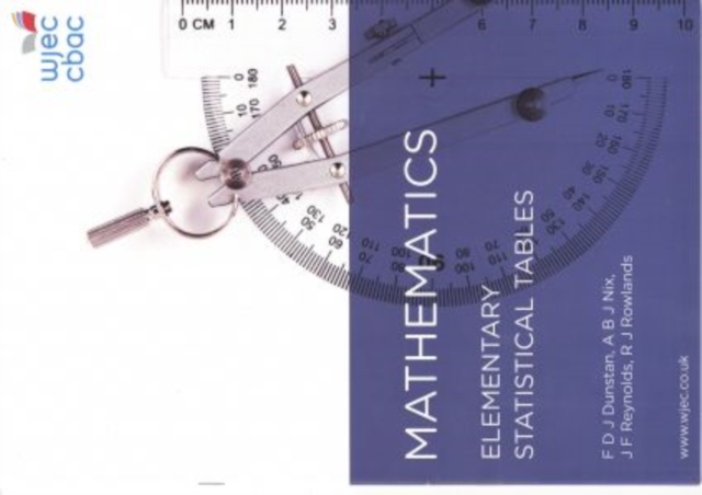Mathematics Elementary Statistical Tables, Paperback / softback Book