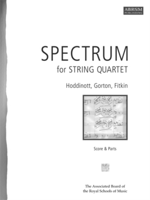 Spectrum for String Quartet, Score & Parts, Sheet music Book