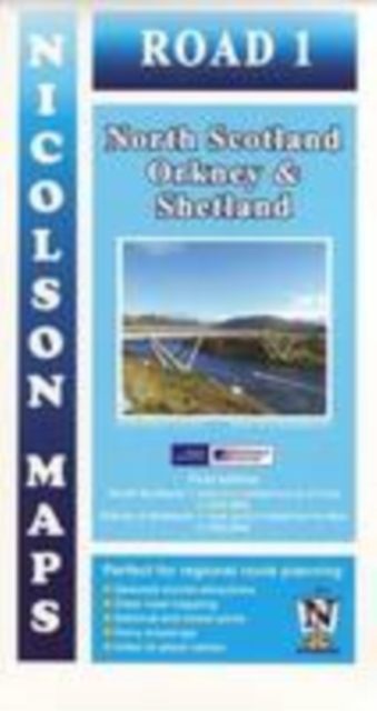 Nicolson Road 1, North Scotland : Orkney & Shetland, Sheet map, folded Book