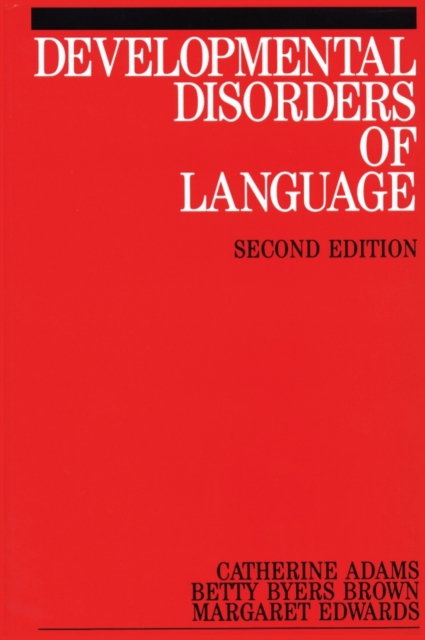 Developmental Disorders of Language, Paperback / softback Book