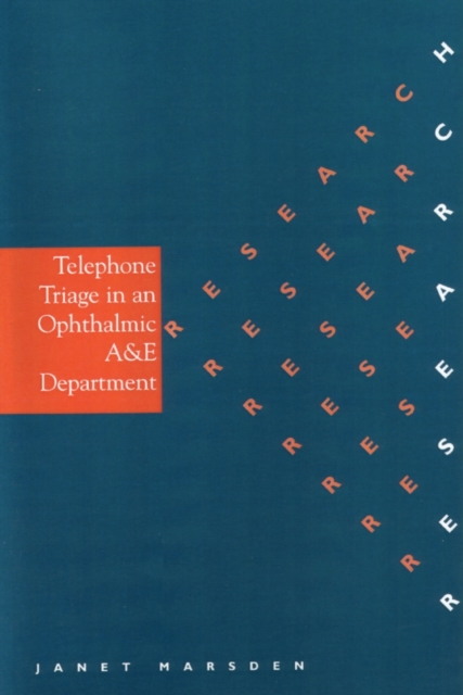 Telephone Triage in an Ophthalmic A & E, Paperback / softback Book