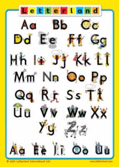 Class Alphabet Poster : Straight Letters, Poster Book