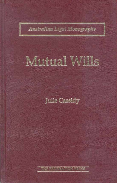 Mutual Wills, Hardback Book