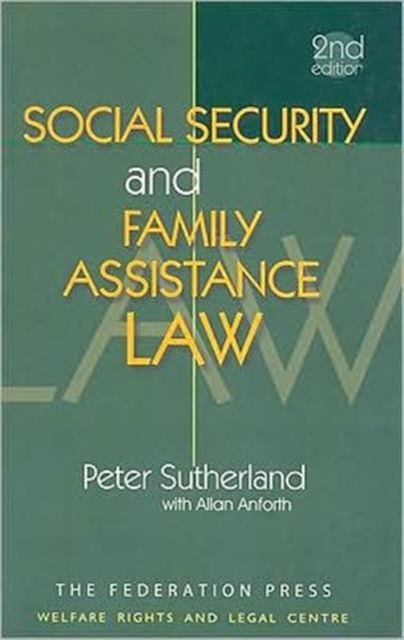 Social Security and Family Assistance Law, Paperback / softback Book