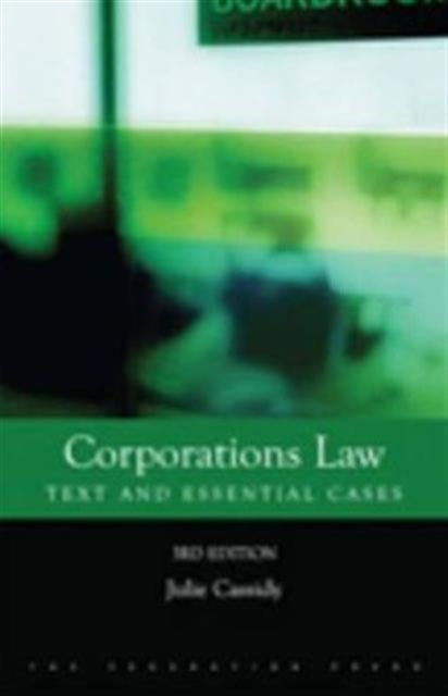 Corporations Law, Paperback / softback Book