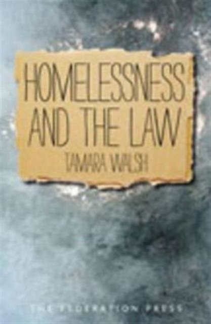 Homelessness and the Law, Paperback / softback Book