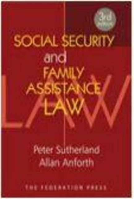 Social Security and Family Assistance Law, Paperback / softback Book